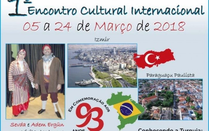 Paraguaçu terá 1º Encontro Cultural Internacional: Conhecendo a Turquia 